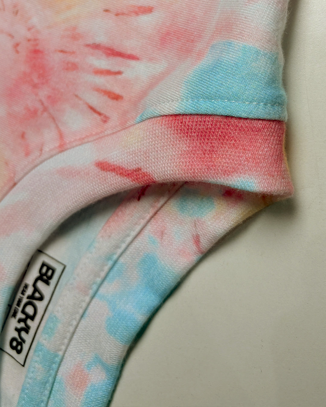 ‘Pastel Bloom’ Printed Cotton Oversized T- Shirt