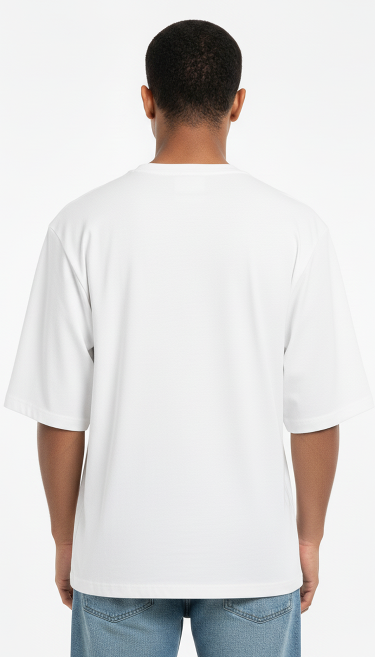 Plain White Cotton Oversized T-Shirt