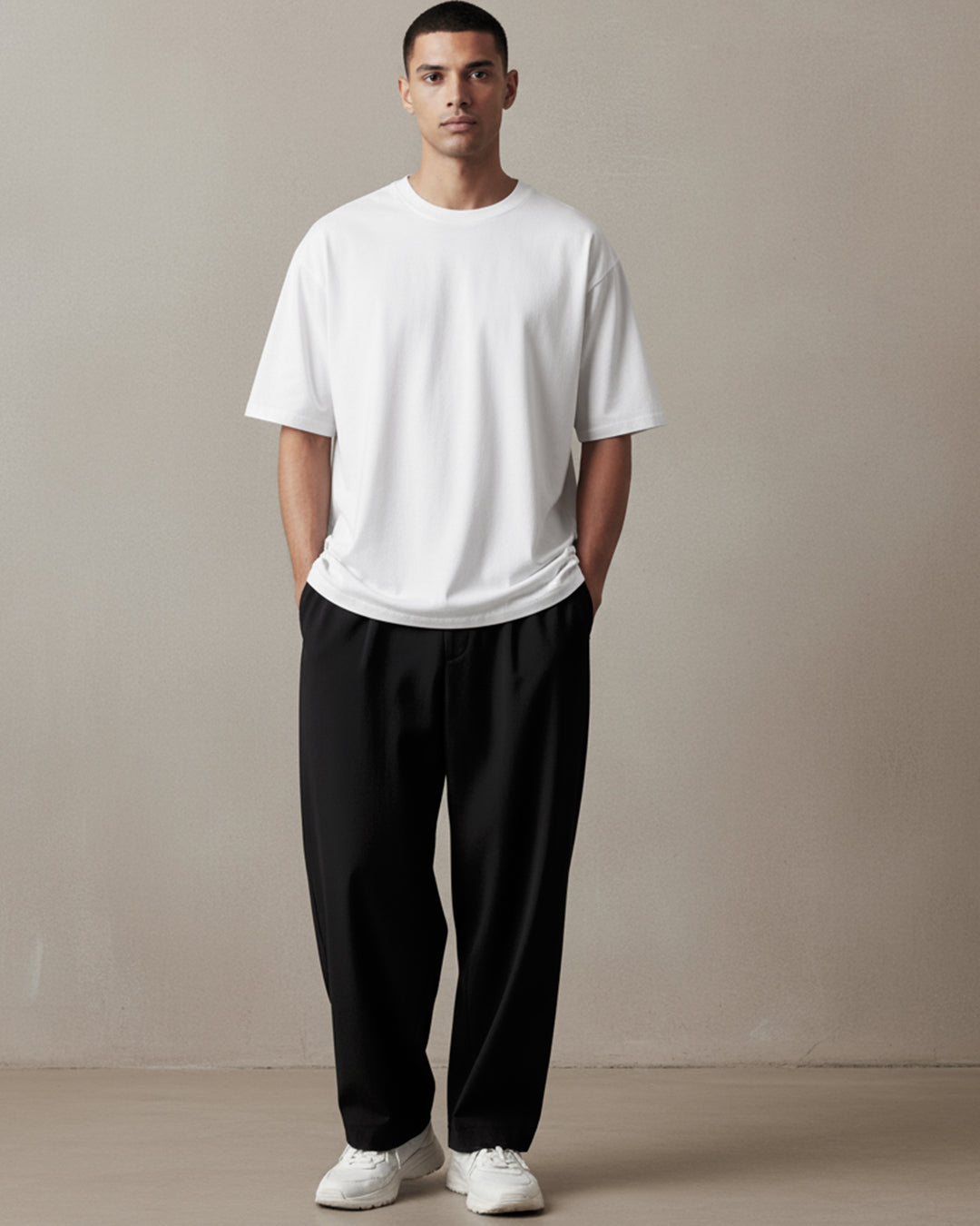 Plain White Cotton Oversized T-Shirt