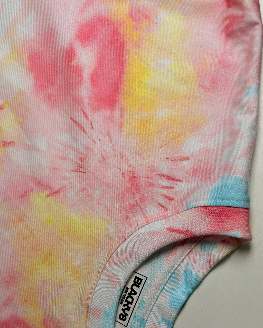 ‘Pastel Bloom’ Printed Cotton Oversized T- Shirt