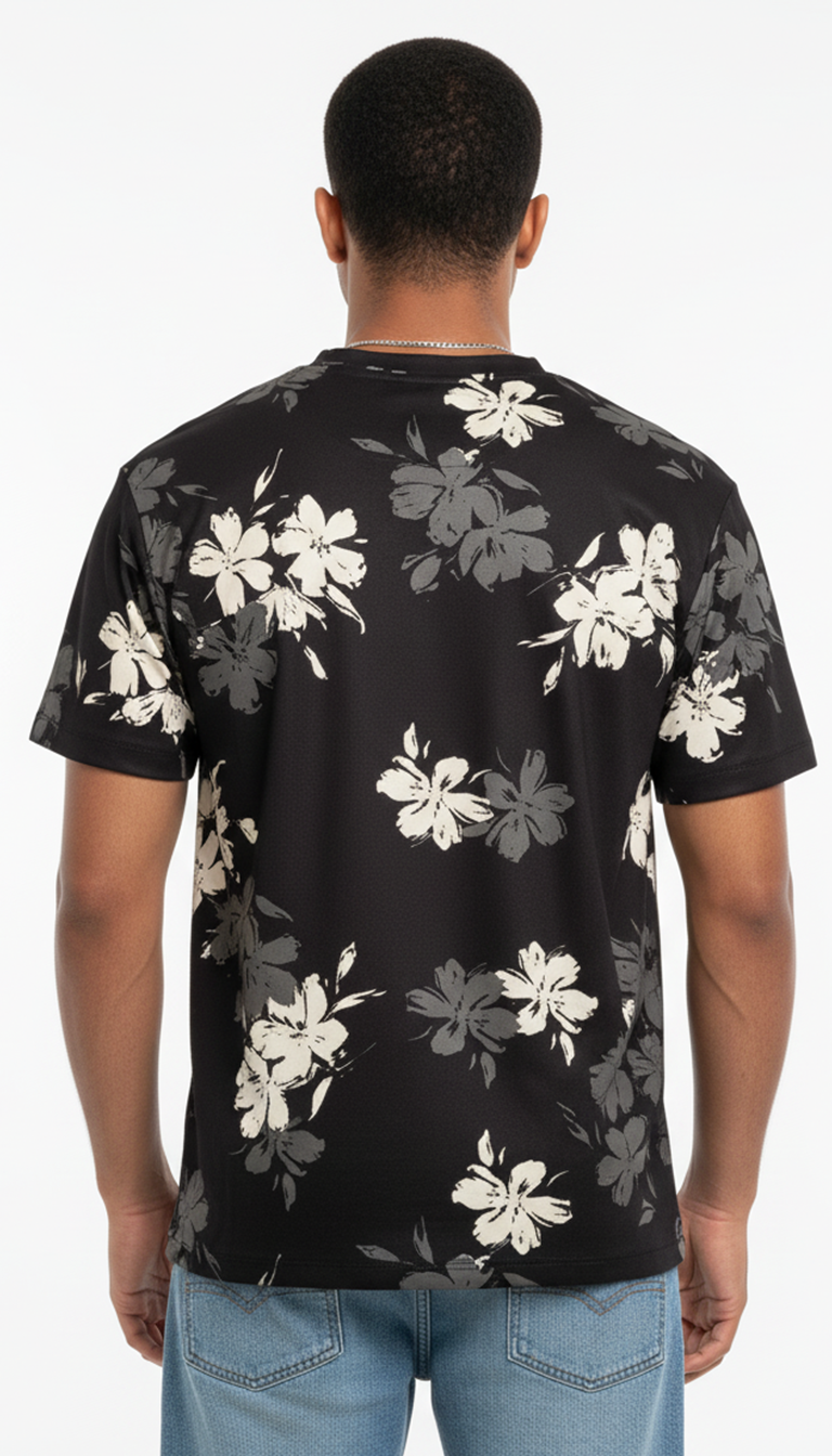 Midnight Blossom Regular Tees